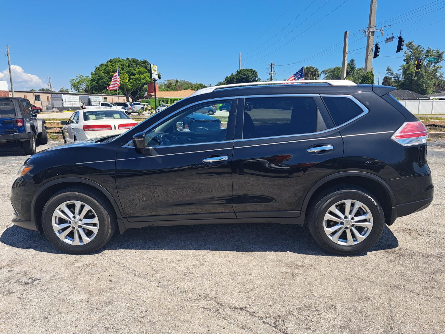 2016 Black Nissan Rogue (KNMAT2MVXGP) , located at 1181 Aurora Rd, Melbourne, FL, 32935, (321) 241-1100, 28.132914, -80.639175 - Photo#0